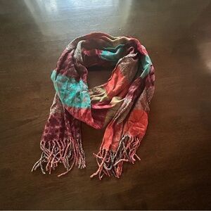 Multicolor Fraas Cashmink Scarf